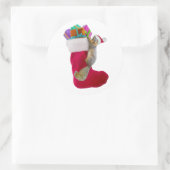Autocollant de Noël d'écureuil (Sac)