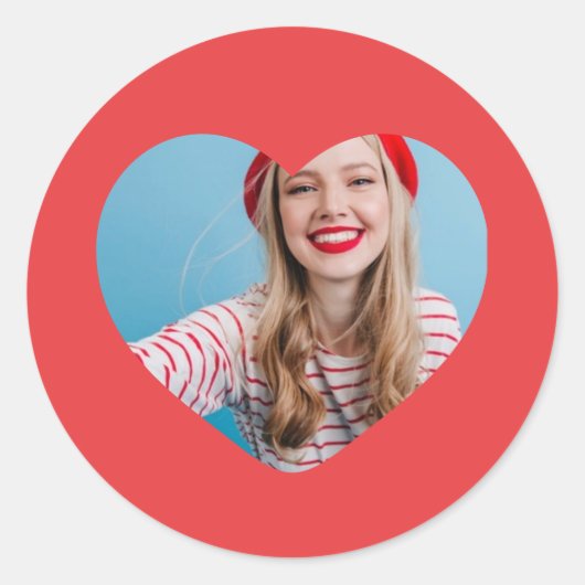 autocollant de Noël personnalisé (Devant)