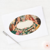 Autocollant de nom de Mahjong (Enveloppe)