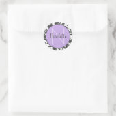 Autocollant de nom Fleurs de tulipe florales paste (Sac)