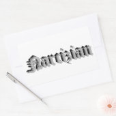 Autocollant de nom Narcizian (Enveloppe)