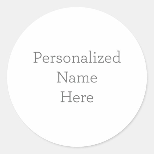 Autocollant de nom personnalisé (Devant)