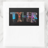 autocollant de nom Tyler (Sac)