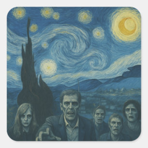 Autocollant de nuit Starry Zombie