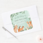 Autocollant de page de garde verte pour animaux de (Enveloppe)