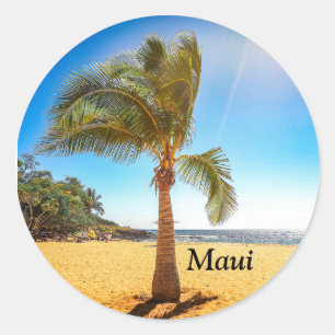 Autocollant de palmier sur Lanai Hawaii