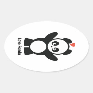 Autocollant de Panda® d'amour