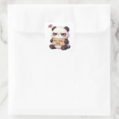 Autocollant de Panda Fatigué Pas de Parler (Sac)
