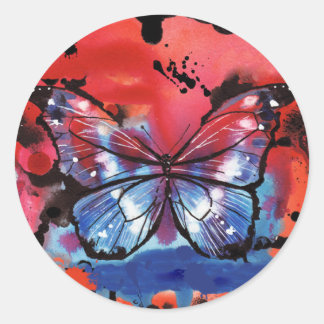 Autocollant de papillon