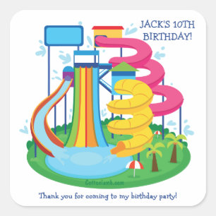 Autocollant de parc aquatique