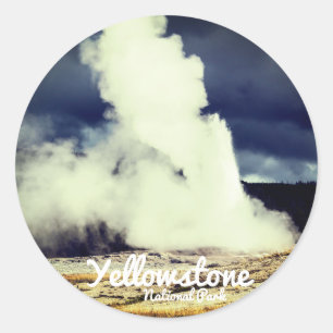 Autocollant de parc national de Yellowstone