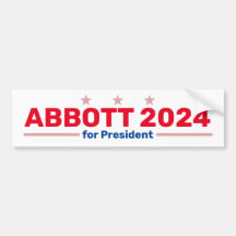 Autocollant de pare-chocs Abbott 2024