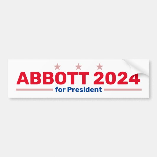 Autocollant de pare-chocs Abbott 2024 (Devant)