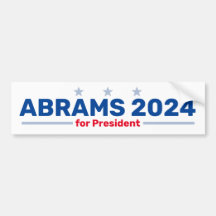 Autocollant de pare-chocs Abrams 2024