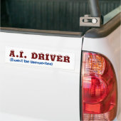 Autocollant de pare-chocs AI (Sur camion)