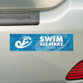 Autocollant de pare-chocs alcatraz de natation (En voiture)