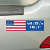 Autocollant de pare-chocs America First (En voiture)