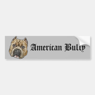 Autocollant de pare-chocs américain Bully Dog