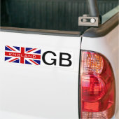 Autocollant de pare-chocs anglais | Drapeau du jac (Sur camion)