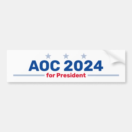 Autocollant de pare-chocs AOC 2024 (Devant)