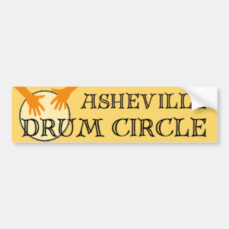 Autocollant de pare-chocs Asheville Drum Circle