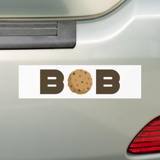 autocollant de pare-chocs Bob cookie (En voiture)