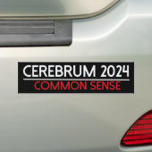 autocollant de pare-chocs cerebrum 2024 (En voiture)