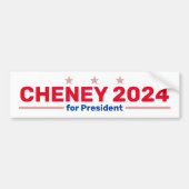 Autocollant de pare-chocs Cheney 2024 (Devant)