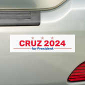 Autocollant de pare-chocs Cruz 2024 (En voiture)