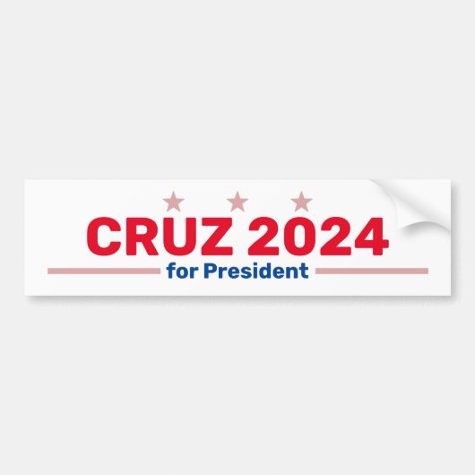 Autocollant de pare-chocs Cruz 2024 (Devant)