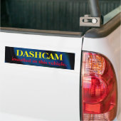 Autocollant de pare-chocs Dashcam (Sur camion)