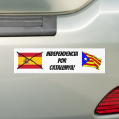 Autocollant de pare-chocs de Catalogne Independenc (En voiture)
