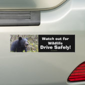 Autocollant de pare-chocs de soutien de la faune d (En voiture)