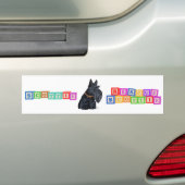 Autocollant de pare-chocs écossais Terrier (En voiture)