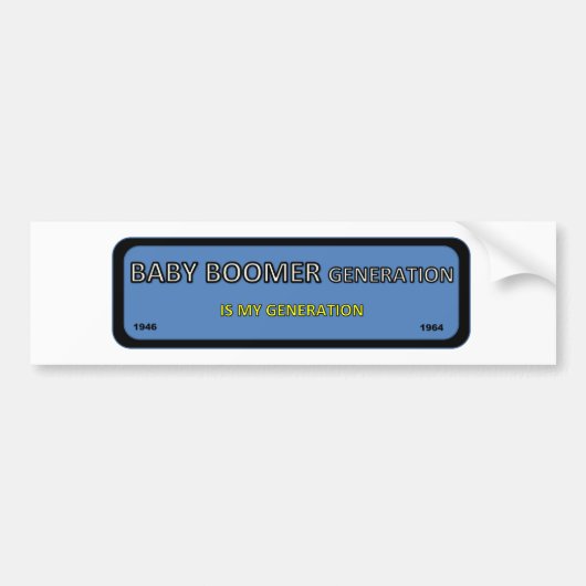 Autocollant de pare-chocs/fenêtre pour la (Devant)