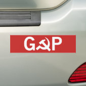 Autocollant de pare-chocs GOP russe (En voiture)