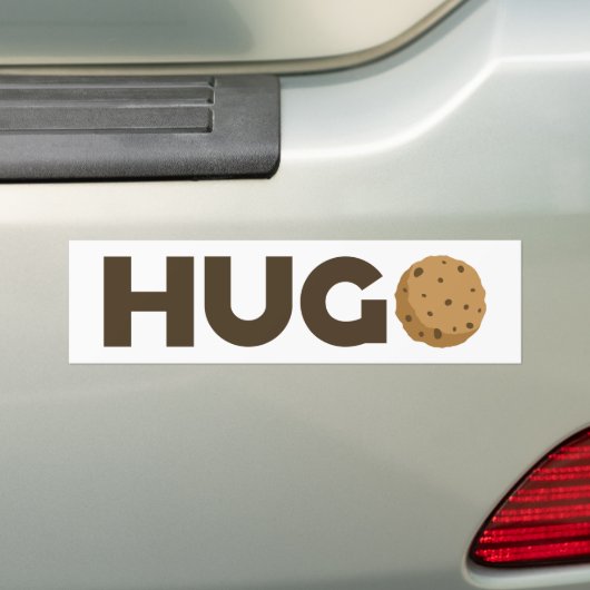 autocollant de pare-chocs Hugo cookie (En voiture)