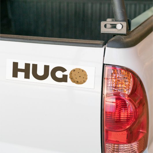 autocollant de pare-chocs Hugo cookie (Sur camion)