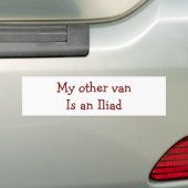Autocollant de pare-chocs Iliad (En voiture)