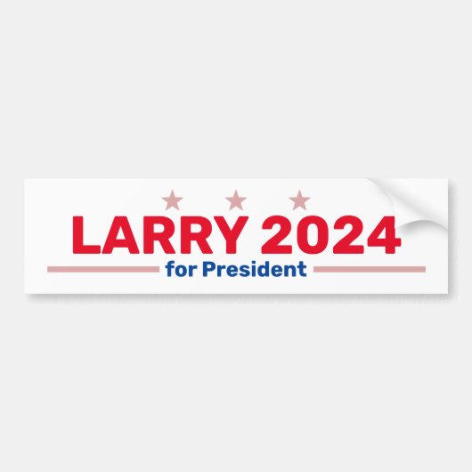 Autocollant de pare-chocs Larry 2024 (Devant)