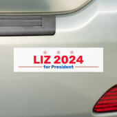 Autocollant de pare-chocs Liz 2024 (En voiture)