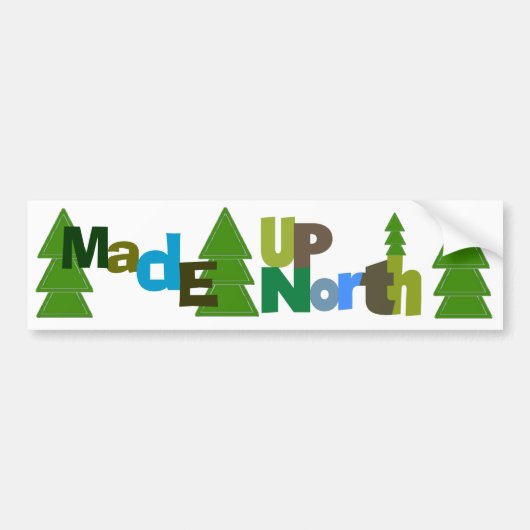 Autocollant de pare-chocs nord (Devant)