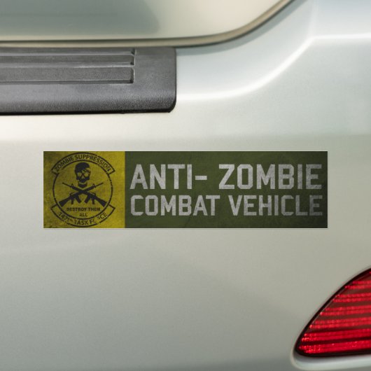 Autocollant de pare-chocs officiel 147th Zombie TF (En voiture)