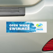 Autocollant de pare-chocs Open Water Swimmer (En voiture)