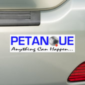 Autocollant de pare-chocs Petanque (En voiture)