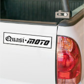 Autocollant de pare-chocs QuasiMOTO (Sur camion)