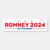Autocollant de pare-chocs Romney 2024 (Devant)