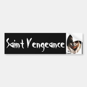 autocollant de pare-chocs saint vengeance