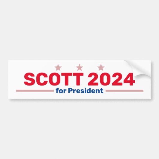 Autocollant de pare-chocs Scott 2024 (Devant)