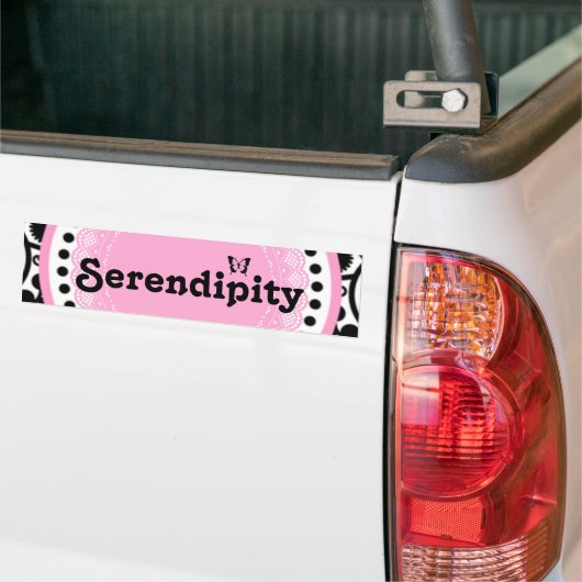 Autocollant de pare-chocs Serendipity (Sur camion)